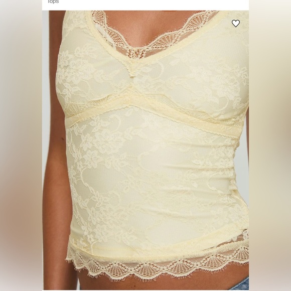 NWT Princess Polly Far Away Top Yellow Lace Y2K inspired Romantic Boho chic,6 - Picture 7 of 12